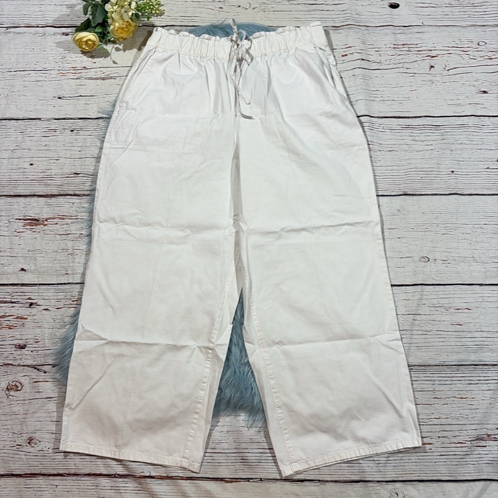 J. Crew White Straight-Leg Pants - Picture 2 of 10